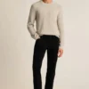 Italienischer Kaschmir-Pullover mit Rundhalsausschnitt Italienischer Kaschmir-Pullover mit Rundhalsausschnitt