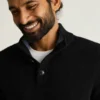 Italienischer Kaschmir-Pullover mit Stehkragen Italienischer Kaschmir-Pullover mit Stehkragen
