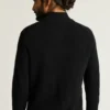 Italienischer Kaschmir-Pullover mit Stehkragen Italienischer Kaschmir-Pullover mit Stehkragen