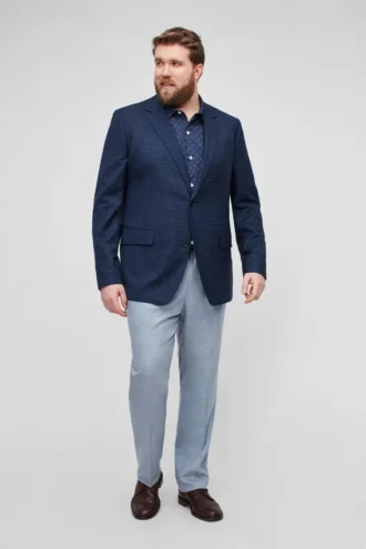 Italienischer Performance-Wollblazer in Großen Größen