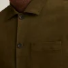 Jacke aus italienischer Baumwolle in Wildlederoptik Jacke aus italienischer Baumwolle in Wildlederoptik