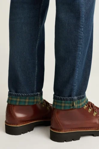 Jeans mit Flanellfutter