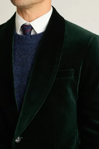 Jetsetter Blazer aus italienischem Samt