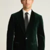 Jetsetter Blazer aus italienischem Samt