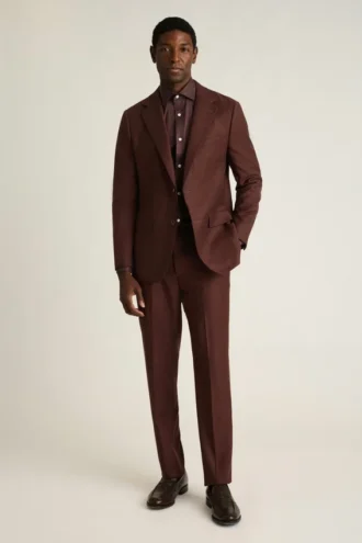 Jetsetter Blazer aus italienischer gebürsteter Wolle