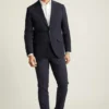 Jetsetter Italienischer Seersucker-Blazer Jetsetter Italienischer Seersucker-Blazer