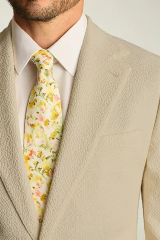 Jetsetter Italienischer Seersucker-Blazer