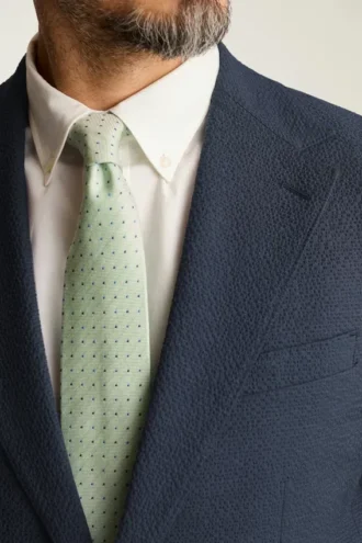 Jetsetter Italienischer Seersucker-Blazer