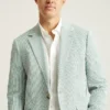 Jetsetter Italienischer Seersucker-Blazer Jetsetter Italienischer Seersucker-Blazer