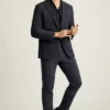 Jetsetter Italienischer Seersucker-Blazer Jetsetter Italienischer Seersucker-Blazer