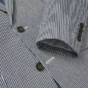 Jetsetter Italienischer Seersucker-Blazer Jetsetter Italienischer Seersucker-Blazer