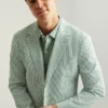 Jetsetter Italienischer Seersucker-Blazer Jetsetter Italienischer Seersucker-Blazer