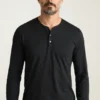 Jetsetter Performance Langarm-Henley Jetsetter Performance Langarm-Henley