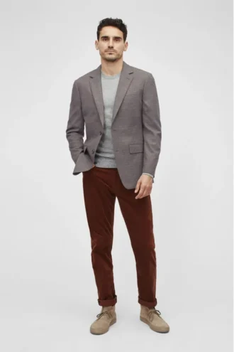Jetsetter Stretch-Blazer aus italienischer Wolle