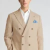 Jetsetter – Zweireihiger Blazer aus italienischem Leinen Jetsetter – Zweireihiger Blazer aus italienischem Leinen