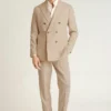 Jetsetter – Zweireihiger Blazer aus italienischem Leinen Jetsetter – Zweireihiger Blazer aus italienischem Leinen