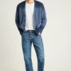 Kaschmir-Strickjacke für Herren von Bonobos | Dip-Dye-Strick aus Baumwollmischung Kaschmir-Strickjacke für Herren von Bonobos | Dip-Dye-Strick aus Baumwollmischung