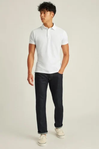 Klassisches Piqué-Poloshirt