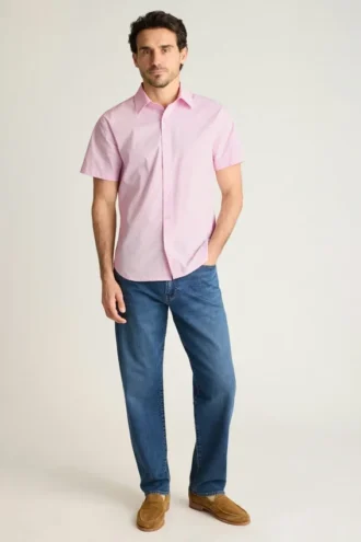 Knöpfen Sie Ihren Stil mit dem Bonobos Riviera Short Sleeve Shirt zu