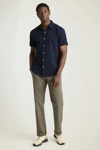 Knöpfen Sie Ihren Stil mit dem Bonobos Riviera Short Sleeve Shirt zu