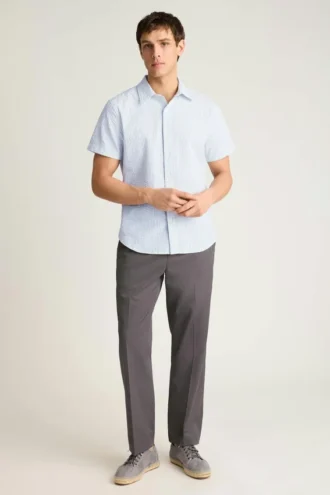 Knöpfen Sie Ihren Stil mit dem Bonobos Riviera Short Sleeve Shirt zu