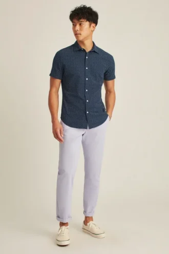Knöpfen Sie Ihren Stil mit dem Bonobos Riviera Short Sleeve Shirt zu