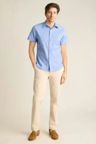 Knöpfen Sie Ihren Stil mit dem Bonobos Riviera Short Sleeve Shirt zu
