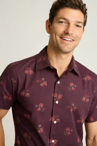 Knöpfen Sie Ihren Stil mit dem Bonobos Riviera Short Sleeve Shirt zu