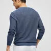 Öko-Baumwoll-Henley-Pullover Öko-Baumwoll-Henley-Pullover