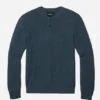 Öko-Baumwoll-Henley-Pullover Öko-Baumwoll-Henley-Pullover