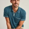 Kurzarm-Pullover-Polo Kurzarm-Pullover-Polo