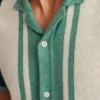 Kurzärmeliger Cabana-Cardigan Kurzärmeliger Cabana-Cardigan