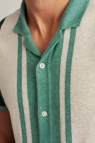 Kurzärmeliger Cabana-Cardigan