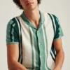 Kurzärmeliger Cabana-Cardigan Kurzärmeliger Cabana-Cardigan