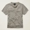 Kurzärmeliges Henley-Hemd aus Leinen Kurzärmeliges Henley-Hemd aus Leinen