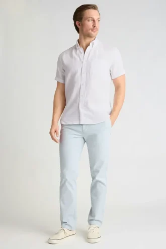 Kurzärmeliges Herrenhemd mit Knopfleiste von Bonobos | Edler Montauk-Stil