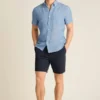 Kurzärmeliges Herrenhemd mit Knopfleiste von Bonobos | Edler Montauk-Stil Kurzärmeliges Herrenhemd mit Knopfleiste von Bonobos | Edler Montauk-Stil