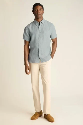Kurzärmeliges Herrenhemd mit Knopfleiste von Bonobos | Edler Montauk-Stil