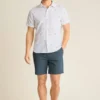 Kurzärmeliges Herrenhemd mit Knopfleiste von Bonobos | Edler Montauk-Stil Kurzärmeliges Herrenhemd mit Knopfleiste von Bonobos | Edler Montauk-Stil