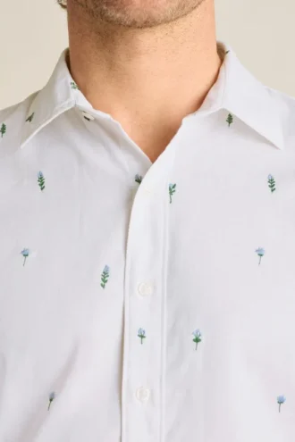 Kurzärmeliges Herrenhemd mit Knopfleiste von Bonobos | Edler Montauk-Stil