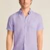 Kurzärmeliges Herrenhemd mit Knopfleiste von Bonobos | Edler Montauk-Stil Kurzärmeliges Herrenhemd mit Knopfleiste von Bonobos | Edler Montauk-Stil