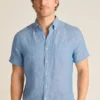 Kurzärmeliges Herrenhemd mit Knopfleiste von Bonobos | Edler Montauk-Stil Kurzärmeliges Herrenhemd mit Knopfleiste von Bonobos | Edler Montauk-Stil