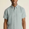 Kurzärmeliges Herrenhemd mit Knopfleiste von Bonobos | Edler Montauk-Stil Kurzärmeliges Herrenhemd mit Knopfleiste von Bonobos | Edler Montauk-Stil