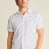 Kurzärmeliges Herrenhemd mit Knopfleiste von Bonobos | Edler Montauk-Stil Kurzärmeliges Herrenhemd mit Knopfleiste von Bonobos | Edler Montauk-Stil