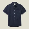 Kurzärmeliges Herrenhemd mit Knopfleiste von Bonobos | Edler Montauk-Stil Kurzärmeliges Herrenhemd mit Knopfleiste von Bonobos | Edler Montauk-Stil