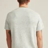 Kurzärmeliges Leinen-Henley Kurzärmeliges Leinen-Henley
