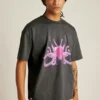 Kurzärmeliges, locker sitzendes T-Shirt mit Grafikprint „Fielder“ Kurzärmeliges, locker sitzendes T-Shirt mit Grafikprint „Fielder“