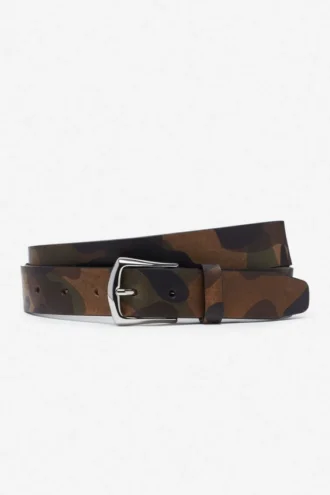 Leder-Gürtel im Camouflage-Look Leder-Gürtel im Camouflage-Look