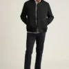 Leichte Bomberjacke für Herren | Isoliertes Modell mit Daunenfüllung Leichte Bomberjacke für Herren | Isoliertes Modell mit Daunenfüllung