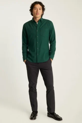 Leichtes Stretch-Flanell-Hemd